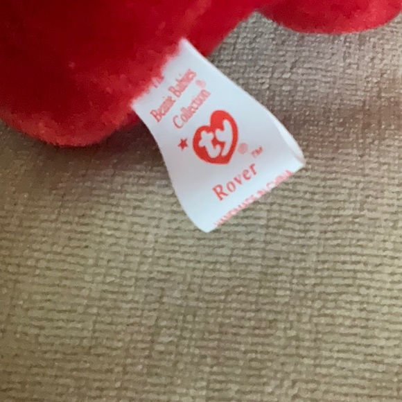 🌸3 for $18🌸 TY Beanie Baby, Rover Red Dog, 1996. ADORABLE - Picture 6 of 9